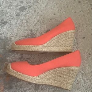 J. Crew Seville, Coral Espadrilles, Size 9
